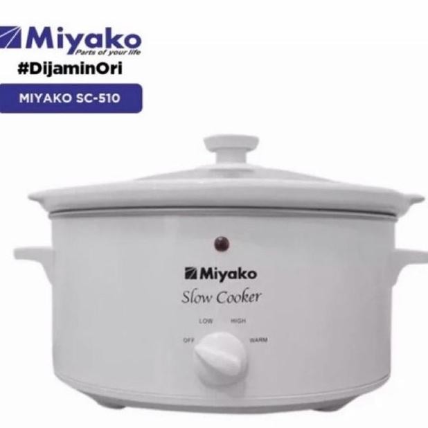 Terlaris Slow Cooker Miyako 5 Liter Sc 510 Original Miyako Ready Stok