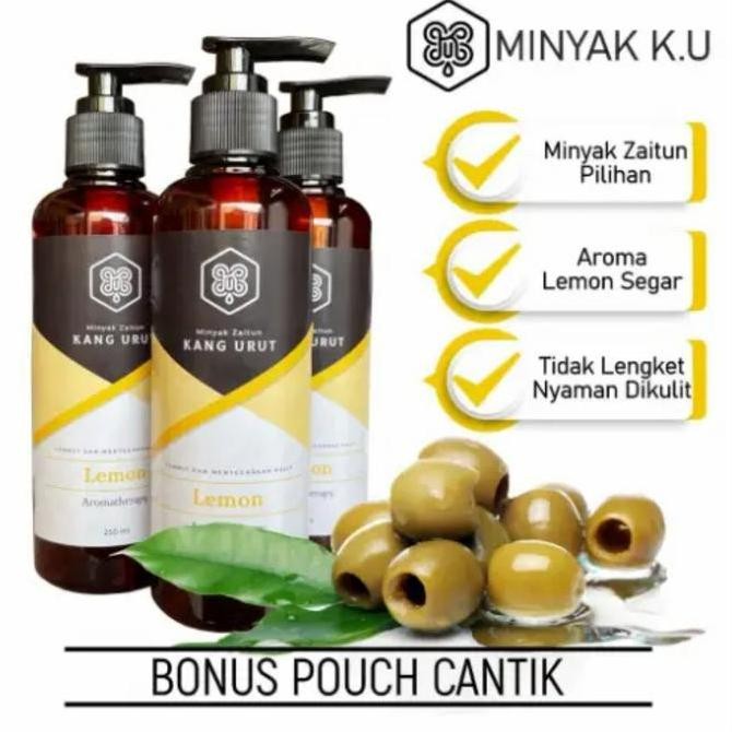 minyak pijit, urut kang urut aroma terapi wangi dan tidak lengket