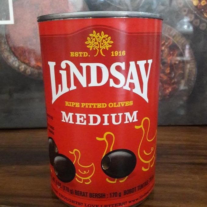 

~~~~~] LINDSAY Ripe Pitted Olives Medium 170g / Black Olive