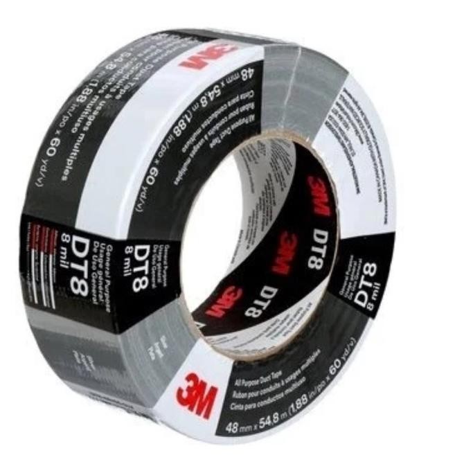 3M 3939 / Ductape Lakban Kain Silver Original Dan Terpercaya