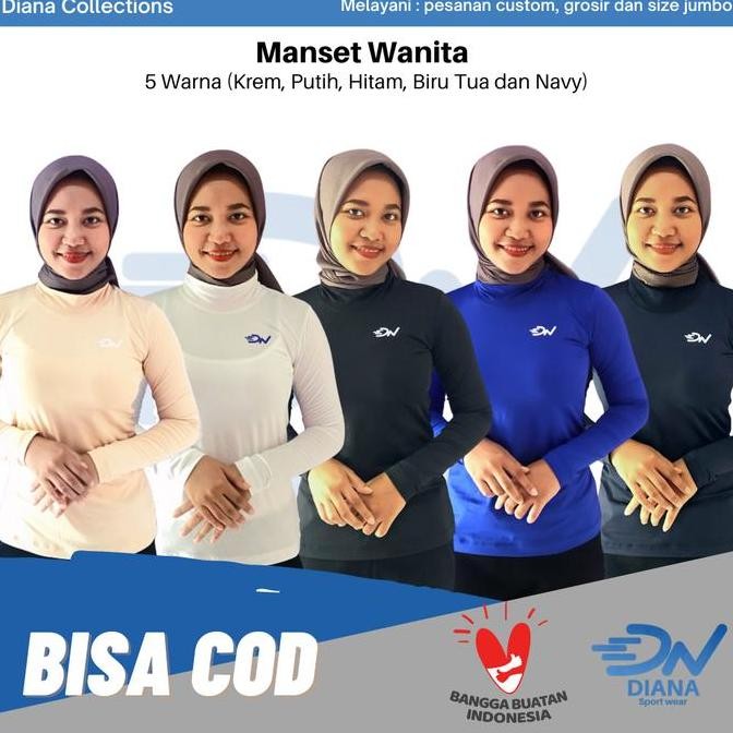 inner manset lengan panjang | manset baju wanita |manset dalaman gamis
