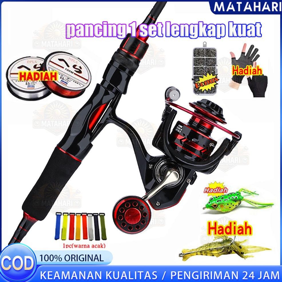 Joran Pancing Set pancing 1 set murah Pancing 1.8M / 2.1M joran Pancing dengan bahan serat karbon jo