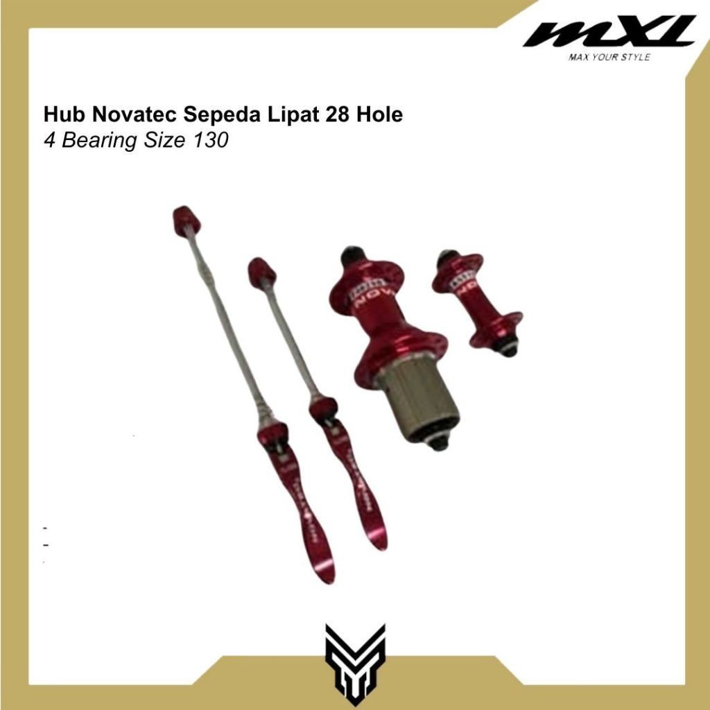 MXL Hub Free Hub Novatec Cycling Parts  Sepeda Lipat 28H