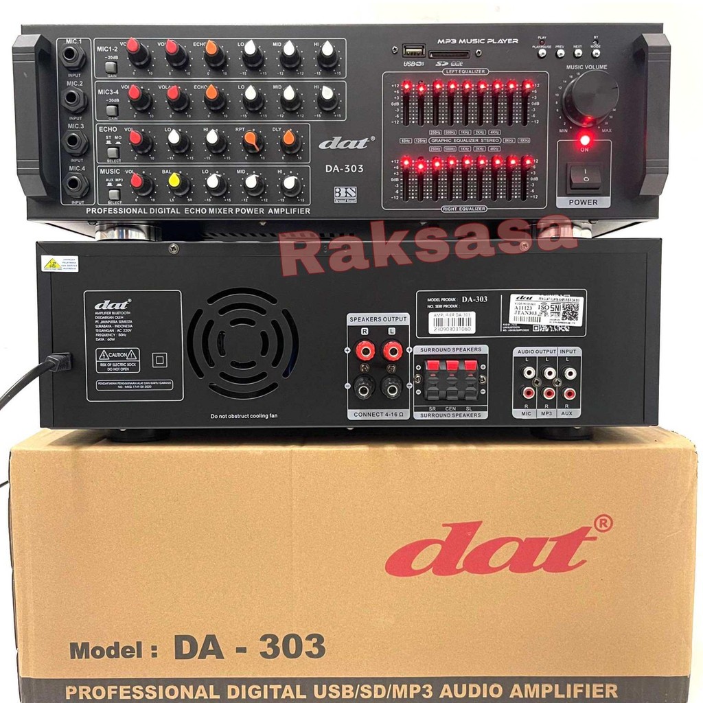 Power amplifier DAT DA 303 original dat da303 real pict