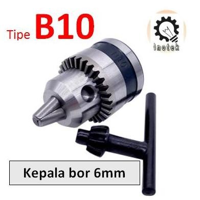 Kepala bor 6mm Tipe B10 Polos Taper Pasang Tancap BARU