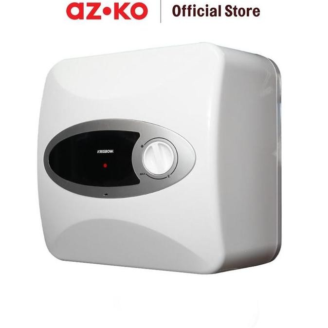 Berkualitas AZKO Krisbow Water Heater Listrik Kwh Pemanas Air Water Warmer Aksesori Kamar Mandi Alat