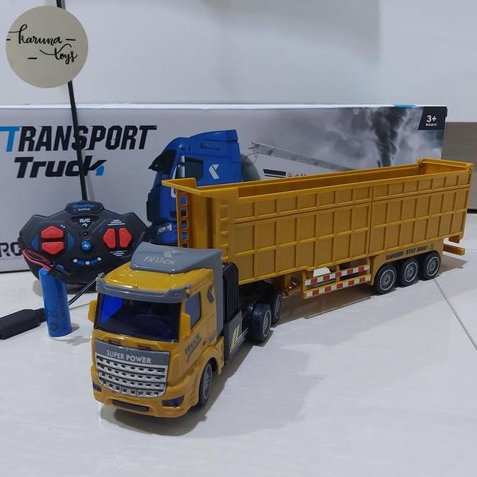 Terjangkau Truk Remote Kontrol, Rc Transport Truck, Rc Truk Barang, Truk Rc