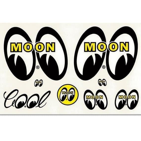 

BEBAS ONGKIR - MOONEYES 8 Pattern Sticker Sheet [DM001A]