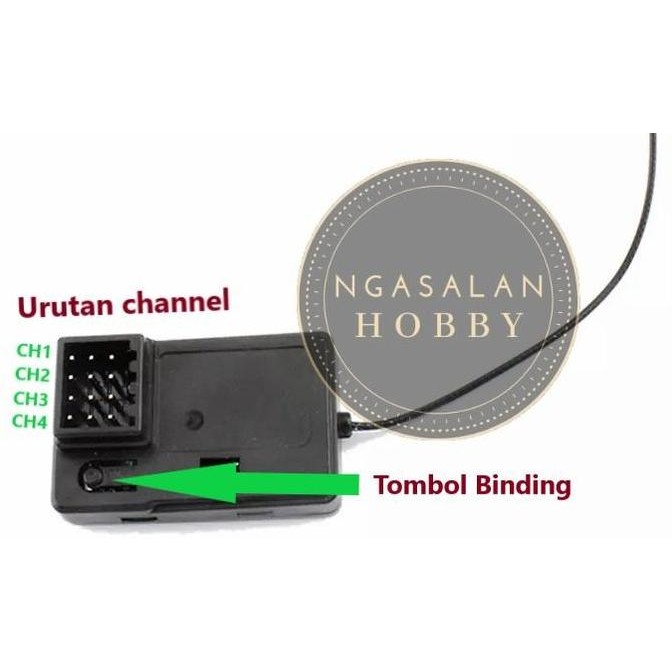 Terjangkau 3Pin Rx Receiver Wltoys Wl 124017 Upgrade 104001 144001 124018 124019