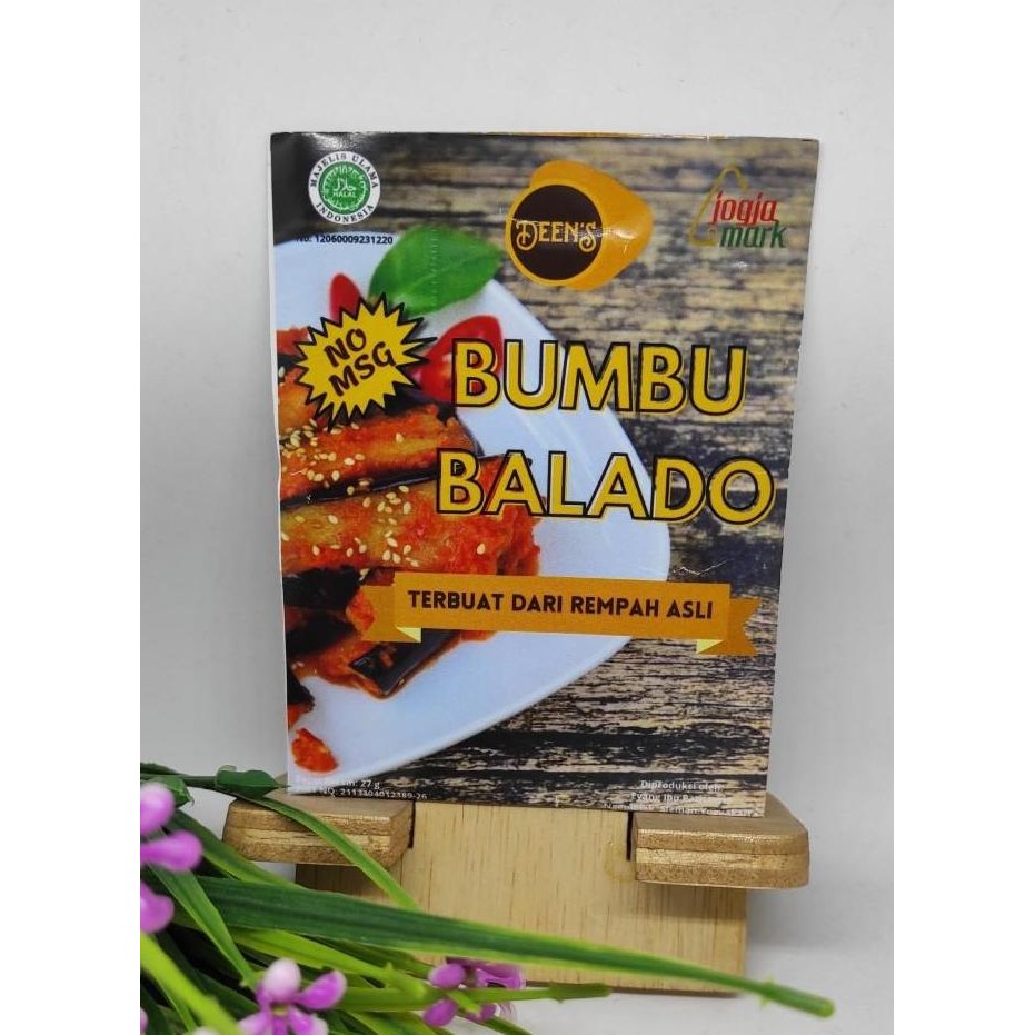 

------] [RESELLER] Bumbu Masak Balado DEEN'S 30 gr - Tanpa MSG