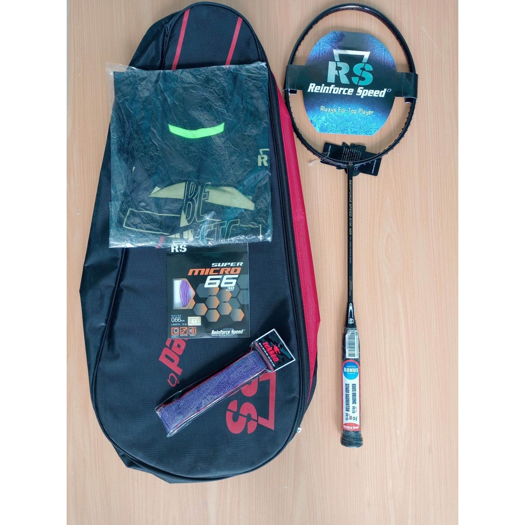 RAKET BADMINTON RS 8150 NEW ORIGINAL BONUS KOMPLIT