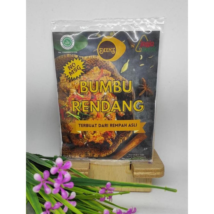 

}}}}}}] Bumbu Masak Rendang DEEN'S 30 gr - Tanpa MSG