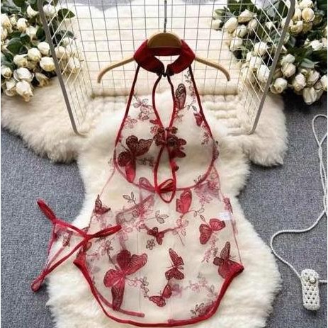 Lingerie Cosplay Cheongsam China Baju Tidur Wanita 3618