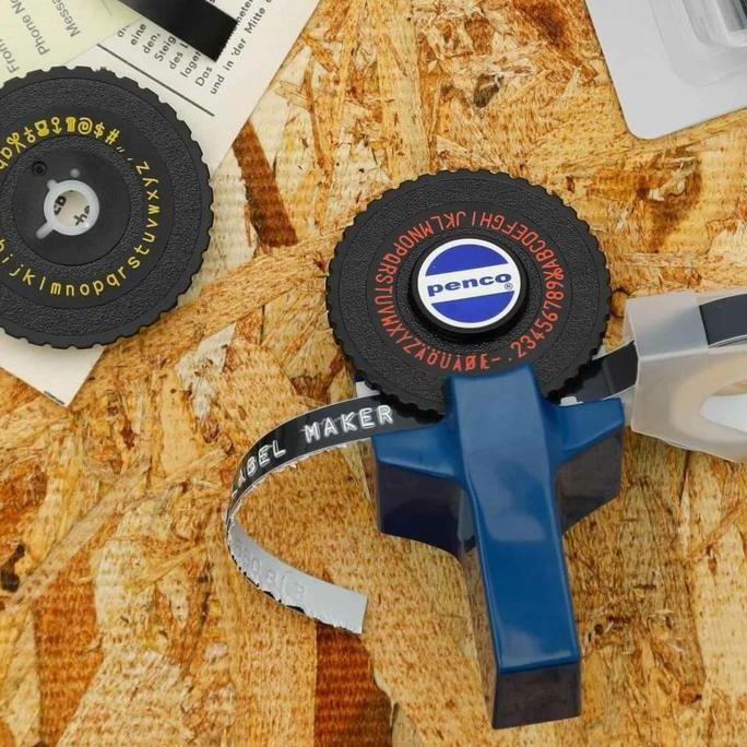 

BEBAS ONGKIR - HighTide Penco Label Maker Tape Writer Emboss Alat Pembuat Label Nama