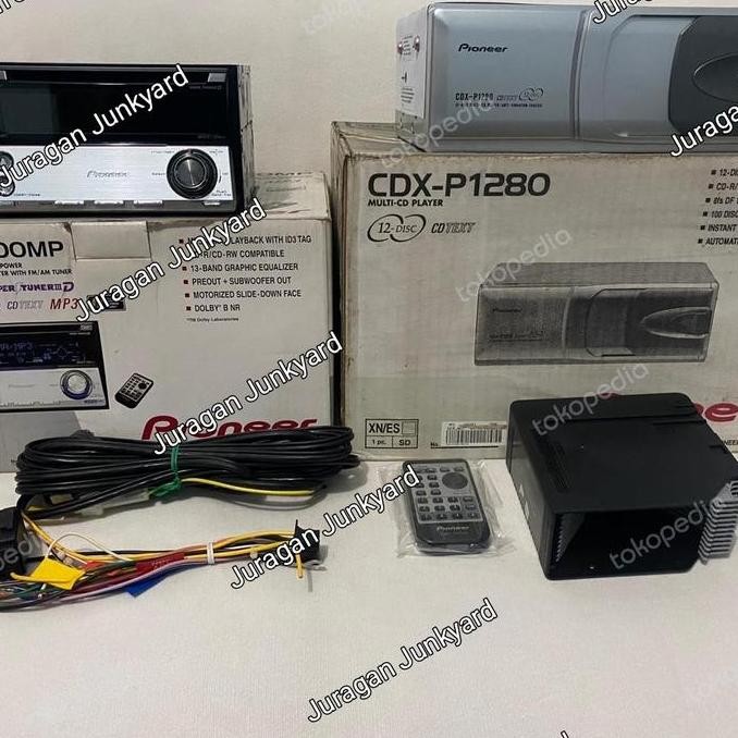 HARGA DISC - HEAD UNIT PIONEER FH - P5000MP + CD CHANGER PIONEER CDX - P1280