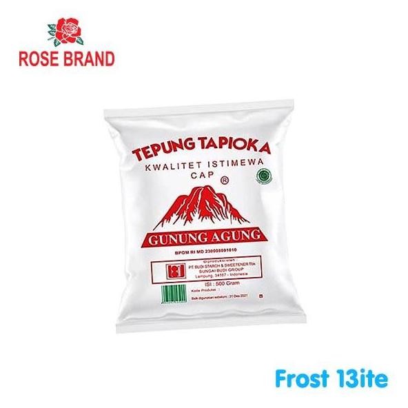 

Terlaris Rose Brand Tepung Tapioka / Kanji Tapioca Strach Cap Gunung Agung 500G