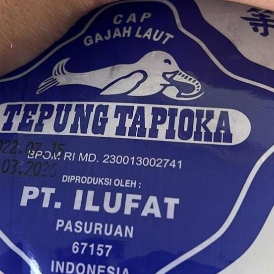 

Terlaris Tepung Kanji Tapioka Gajah Laut 7Kg/Ball(20X350Gr)