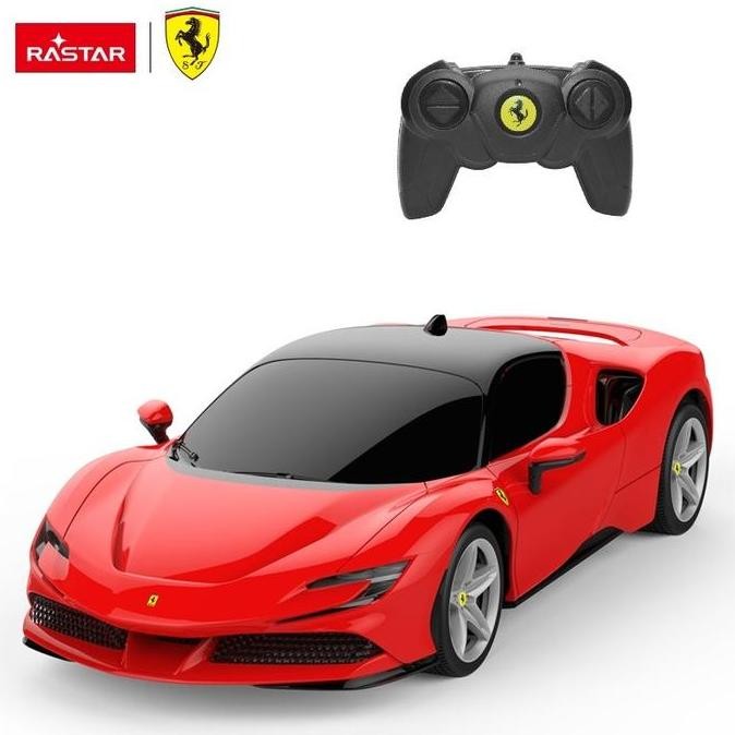 Terjangkau Rastar Rc Ferrari Sf90 Stradale 2.4Ghz 1/24 Scale - 97600