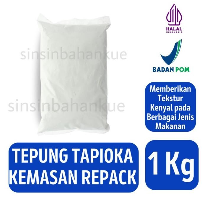 

Terlaris Tepung Tapioka | Tepung Kanji Kemasan Repack [1 Kg]