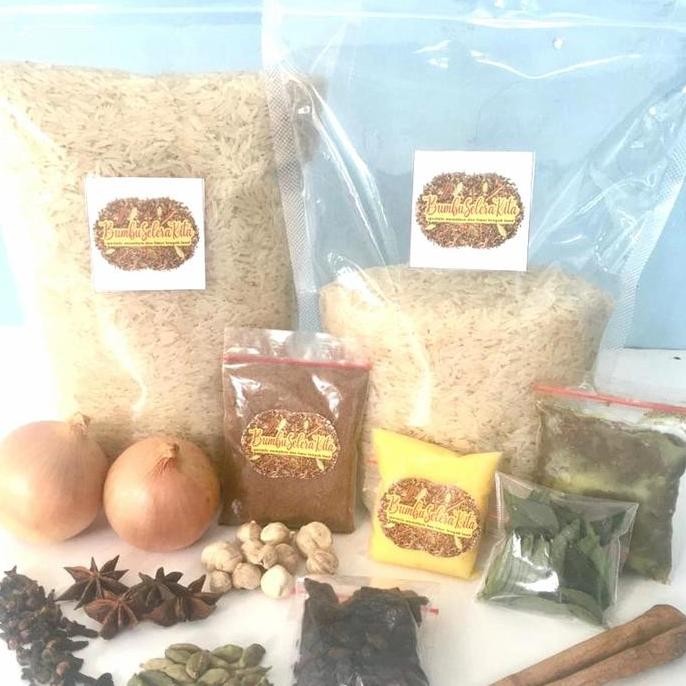 

Beras Basmati 1 kg Lengkap Dengan Bumbu Kebuli/ Nasi Kebuli Instant