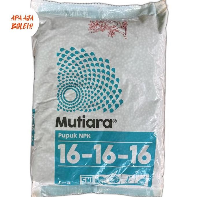 

Terlaris Pupuk Npk Mutiara 16%N-16%P2O5-16%K20 1 Kg Bungkus Pabrik Pt. Meroke Tanaman Padi, Sawit, Karet, Kopi Dll