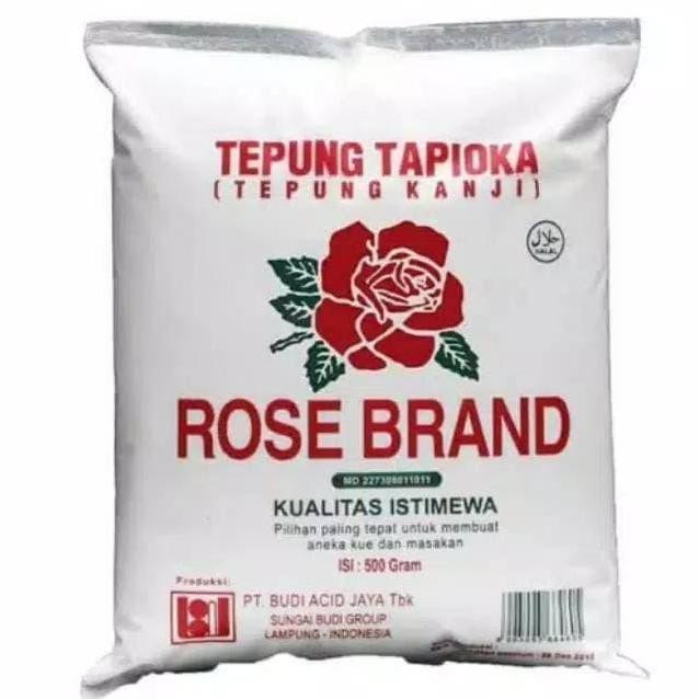 

Terlaris Tepung Tapioka / Kanji Rose Brand 500Gr