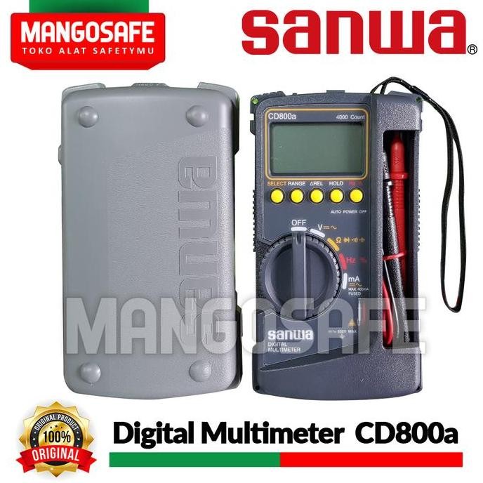 SANWA Digital Multimeter Multitester Avometer CD800a CD800 A CD 800