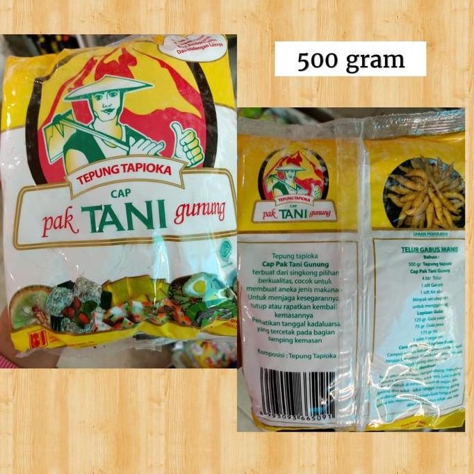 

Terlaris Tepung Tapioka (500Gr) Sagu Tani Pak Gunung /Tepung Kanji / Tepung Aci