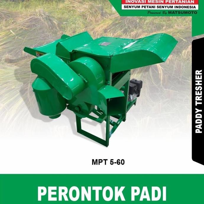 

Terlaris Mesin Perontok Padi Mahkota Mpt 560 + Mesin Penggerak 8 Hp - Mesin Gx