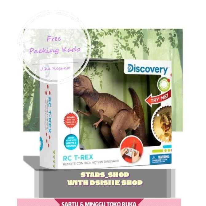 Miliki Discovery Rc Trex Dinosaur Original / Dinosaurus Remote Control