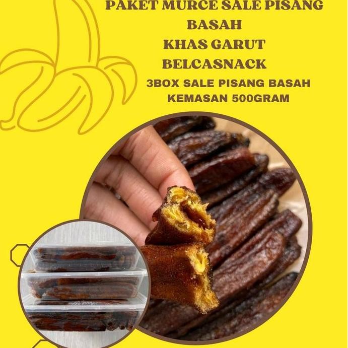 

Paket Hemat 3box | Sale pisang Ambon Khas garut Selatan super legit super premium Bebas gula BelcaSnack Cemilan Makanan