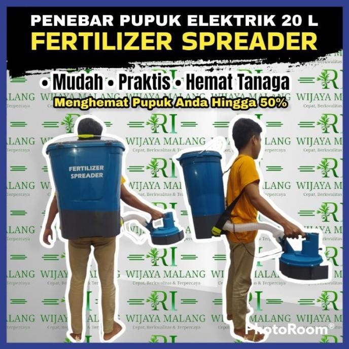 

Terlaris Newwww!!!!!!!!!!!!! Fertilizer 20 L / Alat Tebar Pupuk Elektrik / Fertilizer Spreader 20 L / Alat Pemupuk Elektrik / Pemupuk Tanaman Elektrik/ Pupuk Non Organik / Mesin Pemupuk Elektrik / Alat Pupuk Otomatis / Pemupuk Tanaman Otomatis / Mesin