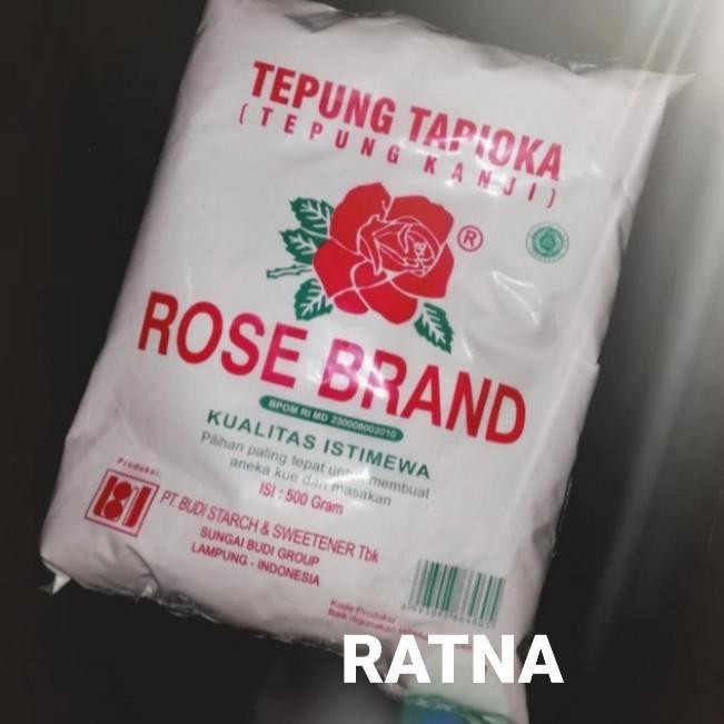 

Terlaris He7 Tepung Tapioka / Kanji Rose Brand 500Gr 1 Bal
