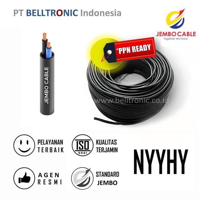 Kabel JEMBO NYYHY 2x0.75 mm; 1Roll@50 meter