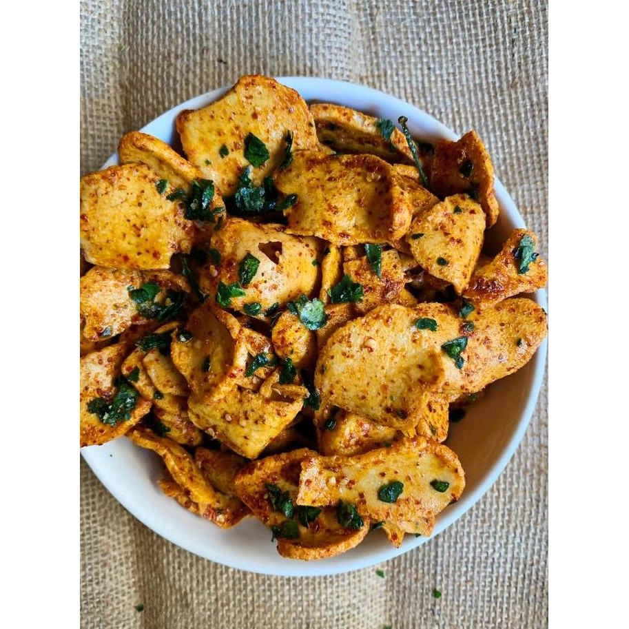 

500 GRAM - FLASH SALE BASRENG KOIN PEDAS EXTRA DAUN JERUK chili Food Pedas Makanan Cemilan Kripik Crispy tanpa pengawet