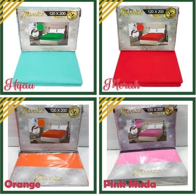 Monalisa Sprei Waterproof Sprei Anti Air Anti Ompol ukuran 120x200