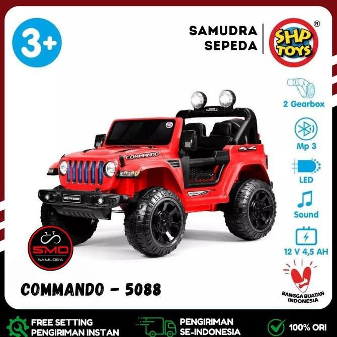 Diskon Mobil Aki Mainan Cas Remot Shp Toys Volta 5088 Commando 12V Murah Bdg