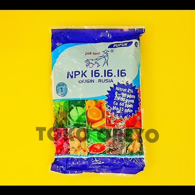 

Terlaris Pupuk Npk 16 16 16 Pak Tani Origin Rusia Kemasan Pabrik 1 Kg