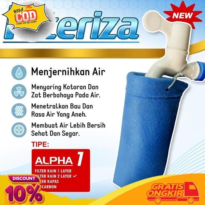 SALE FILTERIZA SARINGAN AIR KERAN FILTER AIR KAIN PENJERNIH AIR SUMUR PAM PDAM AQUARIUM KOLAM MAJELA