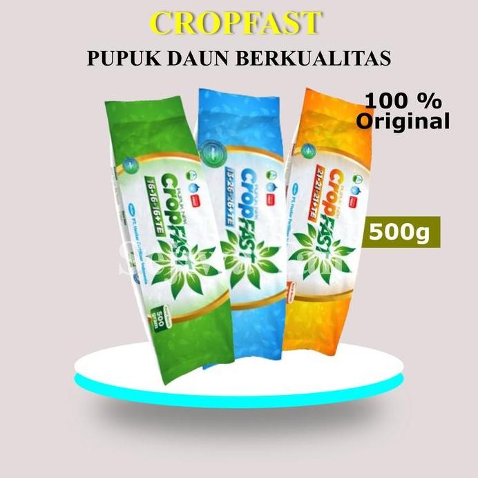 

Terlaris Cropfast Pupuk Daun Npk Isi 500 Gram Merk Dgw