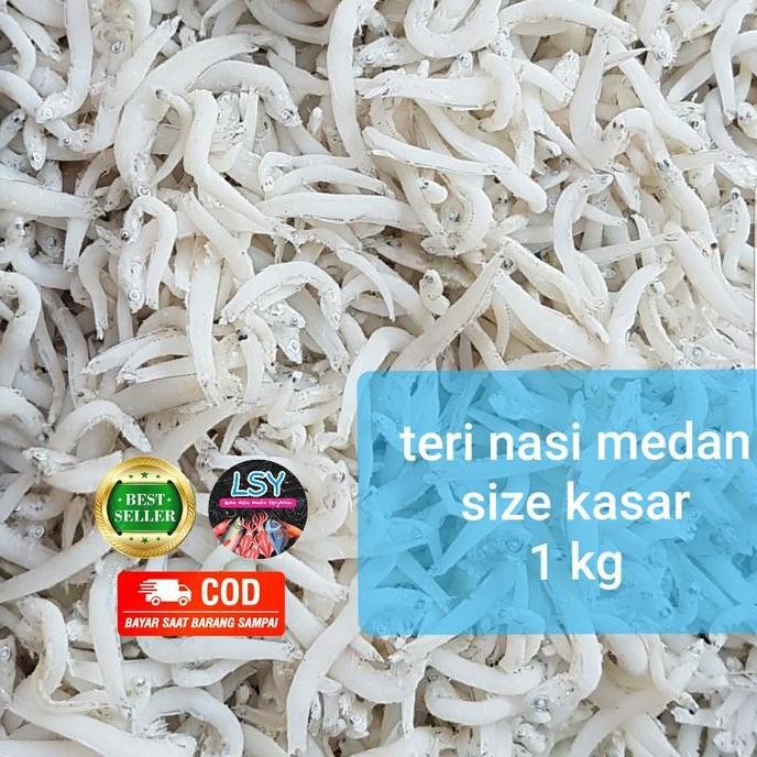 

ikan asin teri nasi medan / tn putih / size jumbo 1kg