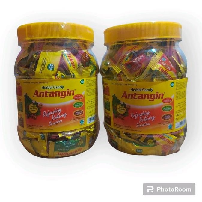 

Antangin Permen Jahe isi 150 pcs - Permen herbal Jahe Rendah gula Candy Manis Food Toples