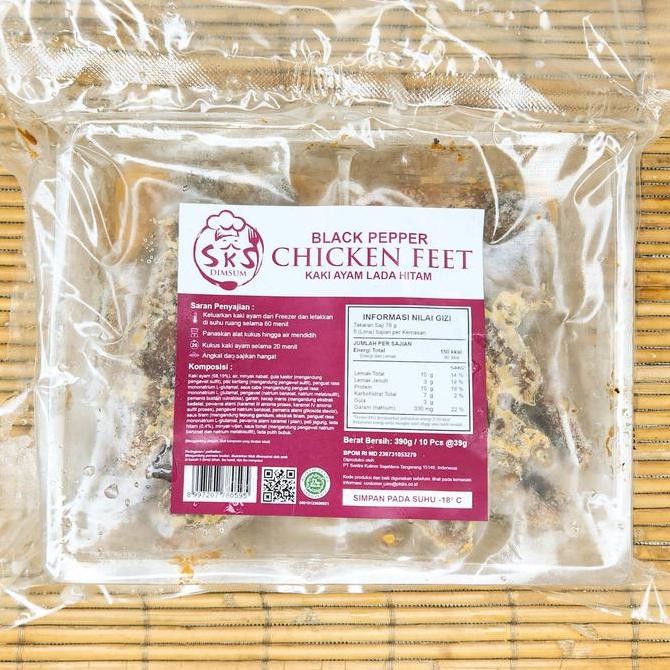 

Dimsum Kaki / Ceker Ayam Lada Hitam SKS Frozen - isi 10pcs