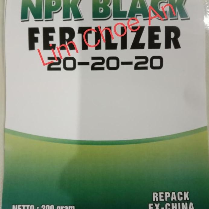 

Terlaris Npk Black Fertilizer 20 20 20