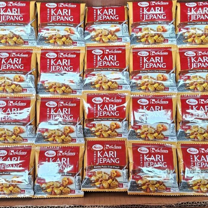 

12 SACHET SASA KARI JEPA Penyedap Bumbu Padat Siap Masak 20gr/Sachet (1 RENCENG) Masakan