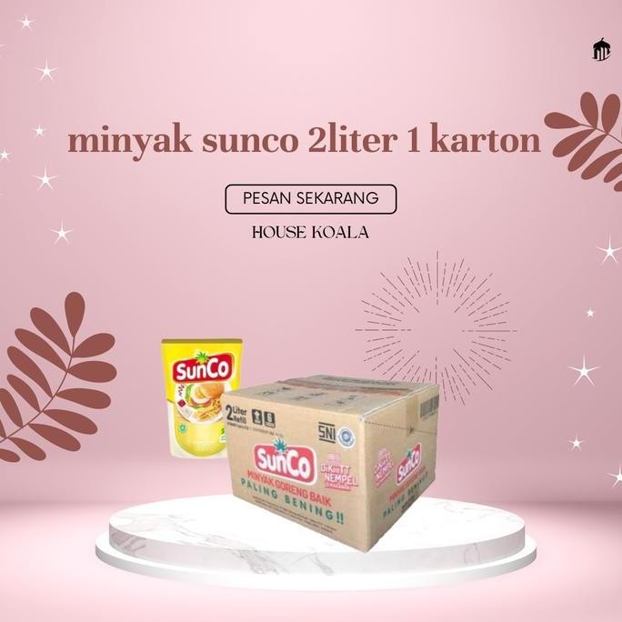 

MINYAK SUNCO 2LITER ISI 4POUCH