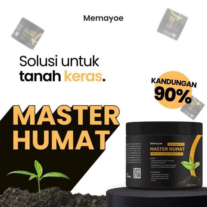 

Terlaris Memayoe - Master Humat 90% Pembenah Tanah Cepat Larut - Bisa Dicampur Npk