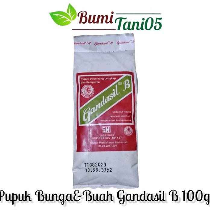 

Terlaris Pupuk Npk Gandasil B Tanaman Buah Dan Bunga 100Gr
