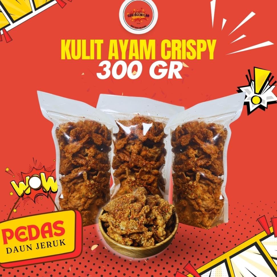 

Eripi Ulit Ayam Cripy Peda Daun Jeru 300Gr