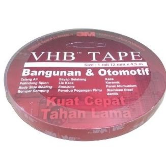 

Double Tape Peat Erbaguna 3M Vhb Lebar 12 Mm Dan 24 Mm